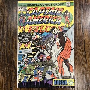 Captain America And The Falcon  #189  Marvel Comic Book Sept 1975